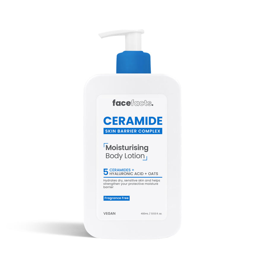 FACE FACTS CERAMIDE MOISTURISING BODY LOTION 400ML