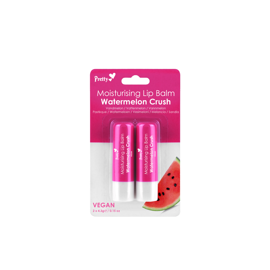 FACE FACTS PRETTY MOISTURISING LIP BALM (2 in pack)