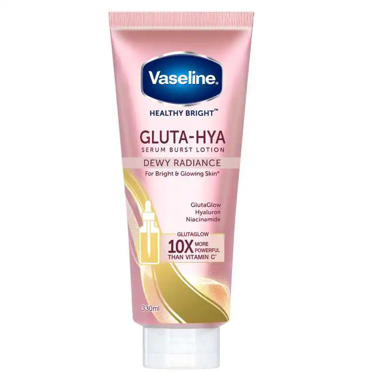 VASELINE GLUTA-HYA SERUM BURST LOTION - DEWY RADIANCE 330ML