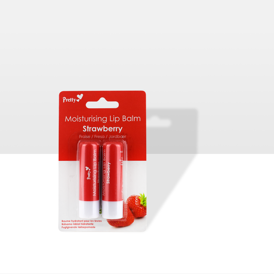 FACE FACTS PRETTY MOISTURISING LIP BALM (2 in pack)