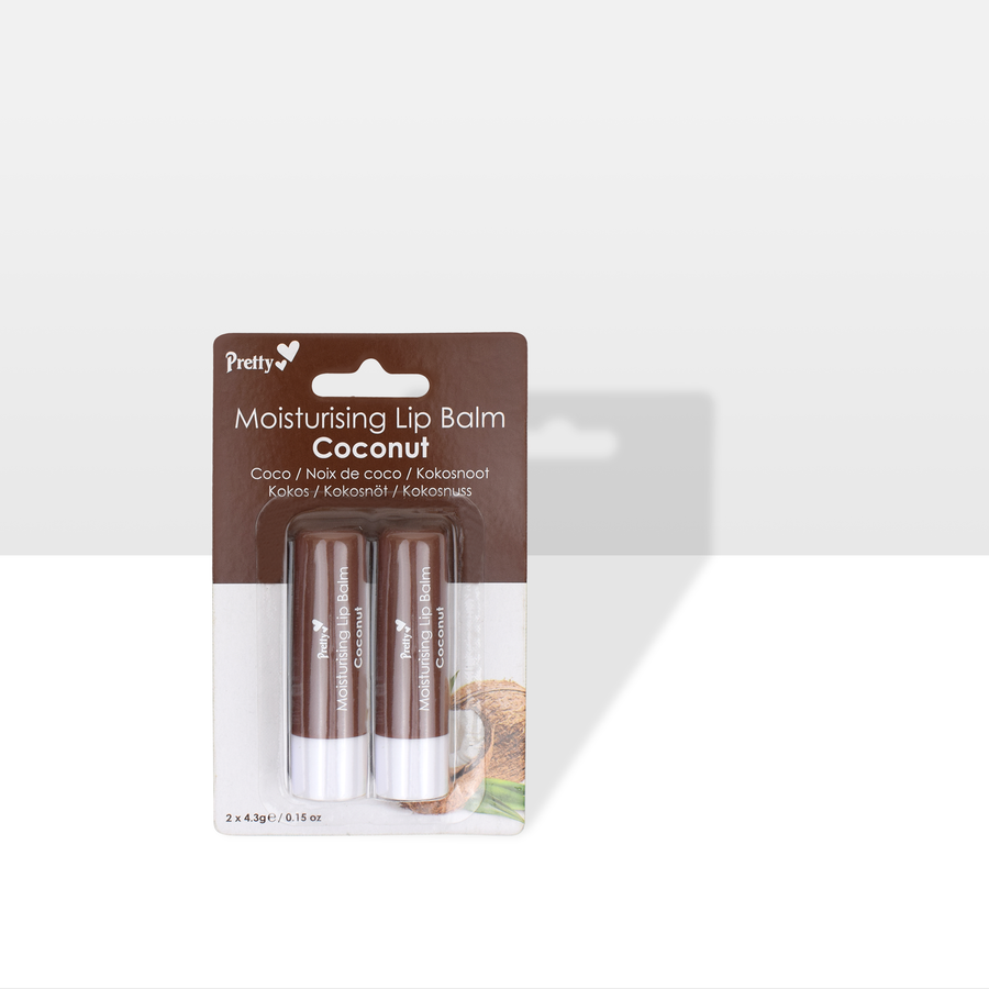 FACE FACTS PRETTY MOISTURISING LIP BALM (2 in pack)