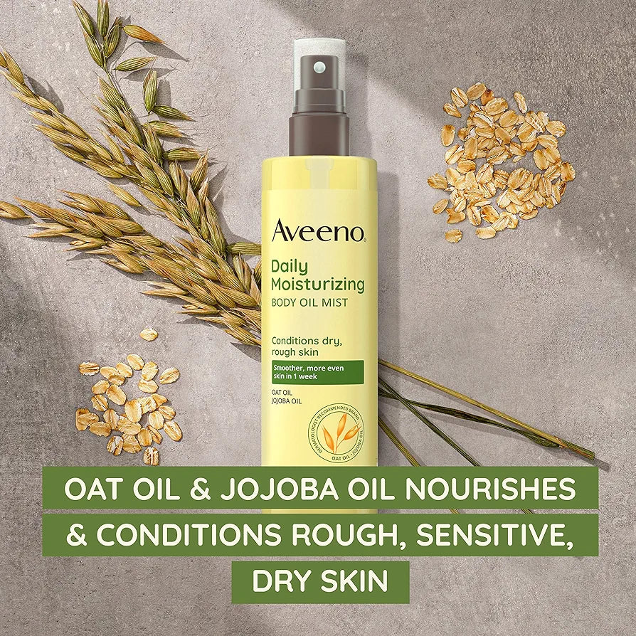 AVEENO DAILY MOISTURIZING BODY OIL MIST WITH OAT OIL
