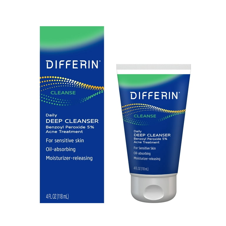DIFFERIN BENZOYL PEROXIDE 5% ACNE CLEANSER