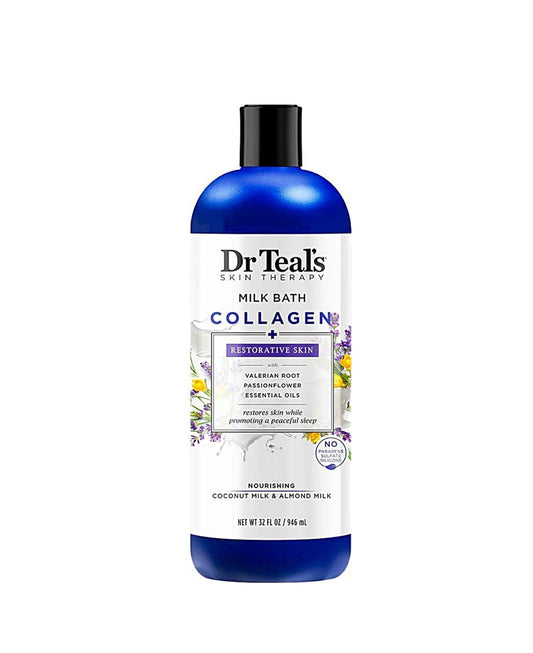 DR TEAL'S RESTORATIVE SKIN COLLAGEN MILK BATH- 946ML