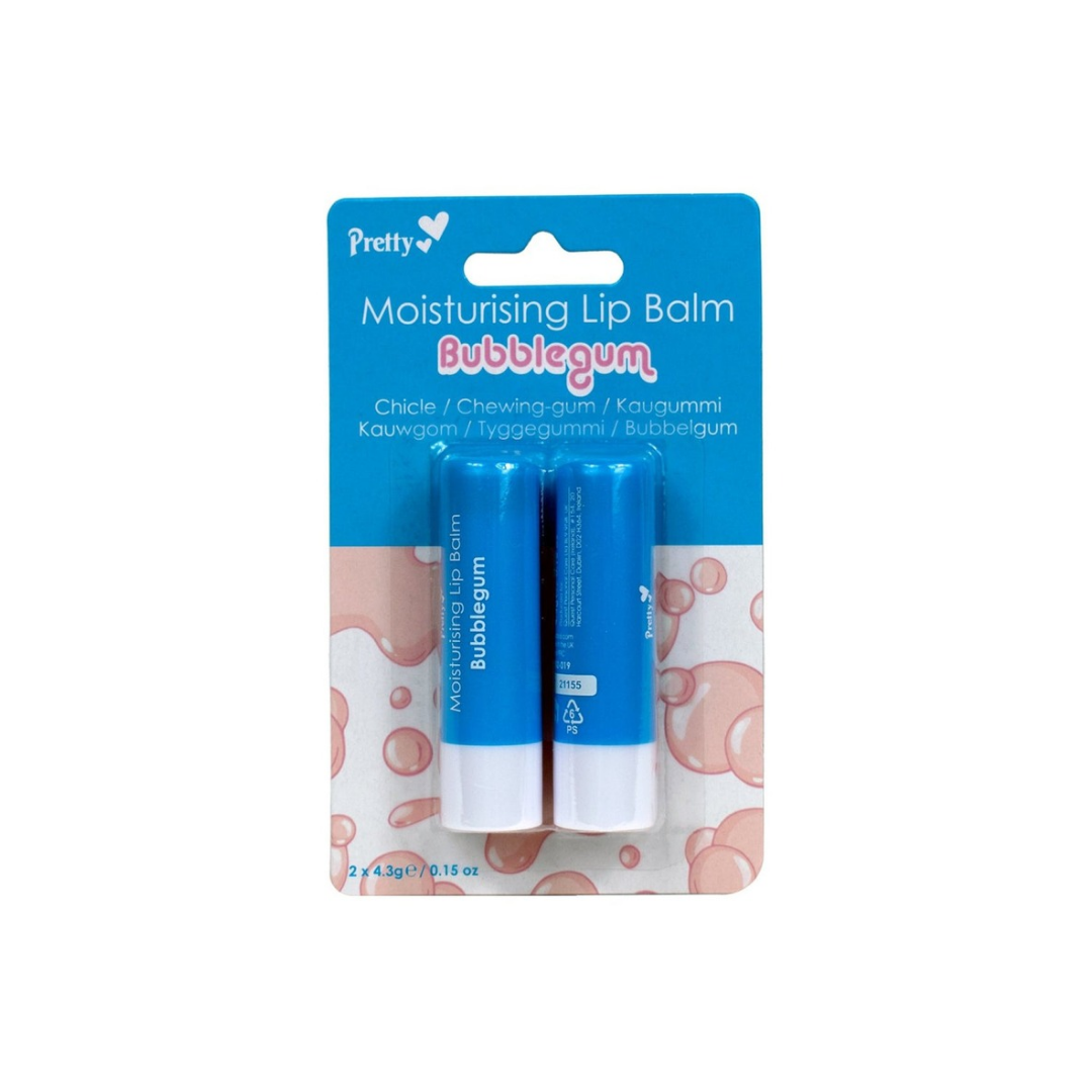 FACE FACTS PRETTY MOISTURISING LIP BALM (2 in pack)