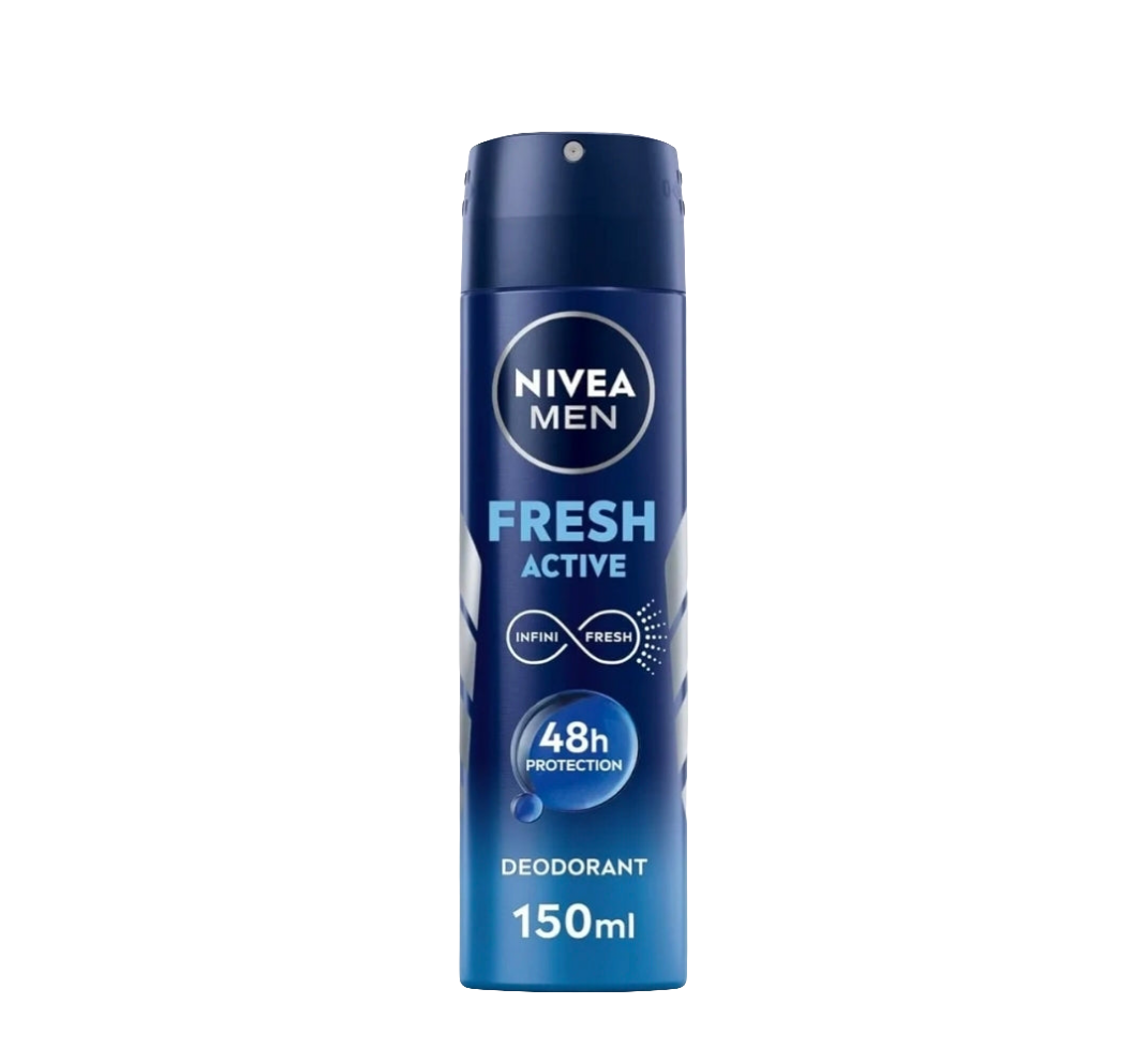 NIVEA MEN FRESH ACTIVE ALUMINUM-FREE DEODORANT SPRAY