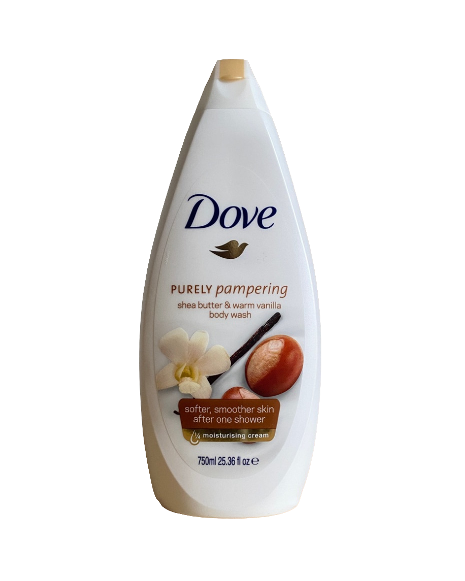 DOVE PAMPERING SHEA BUTTER AND VANILLA SCENT BODY WASH