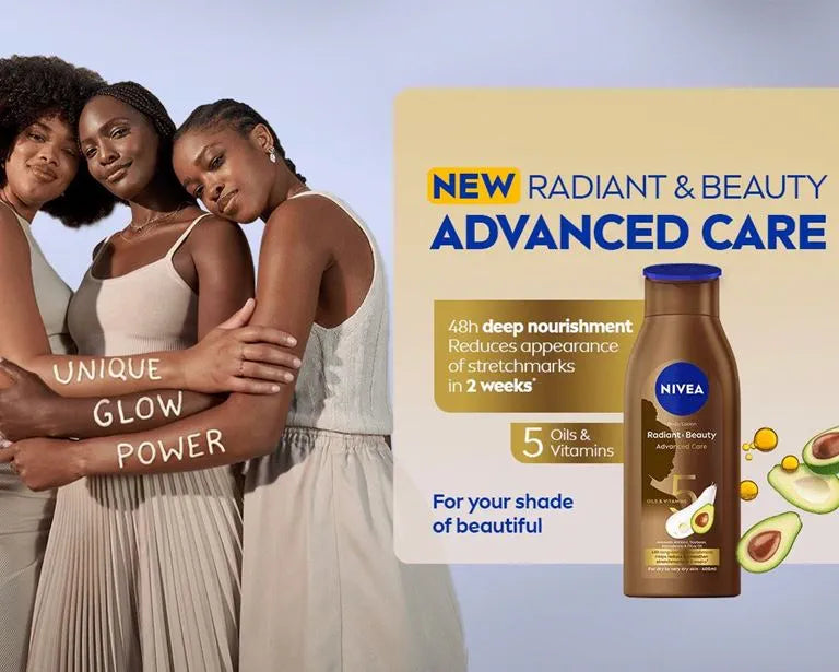 NIVEA RADIANT & BEAUTY ADVANCED CARE LOTION 400ML