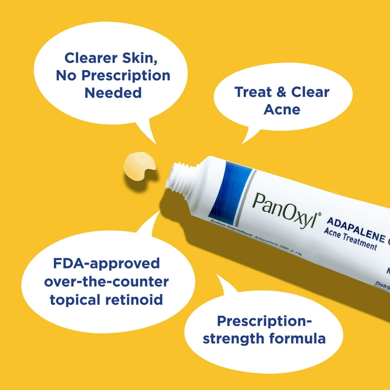 PANOXYL ADAPALENE 0.1% LEAVE-ON GEL, RETINOID GEL ACNE TREATMENT