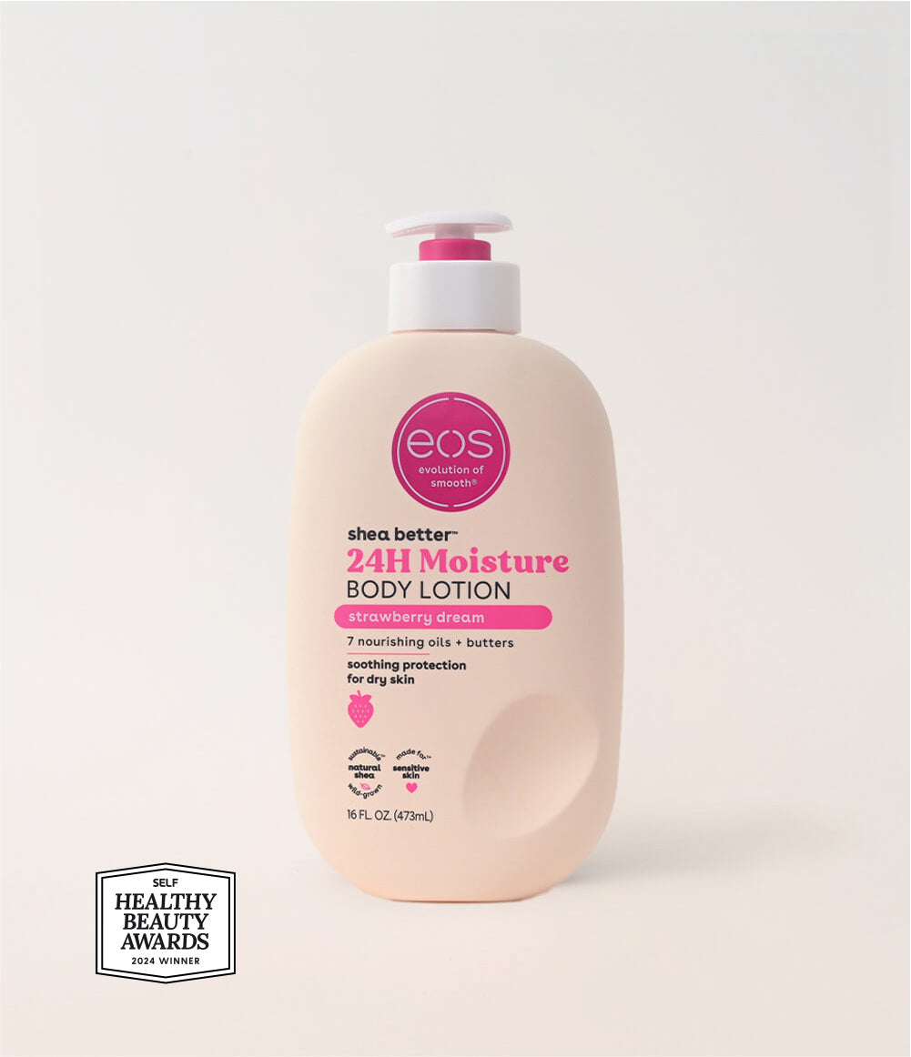EVOLUTION OF SMOOTH (EOS)- STRAWBERRY DREAM 24HRS BODY LOTION 473ML