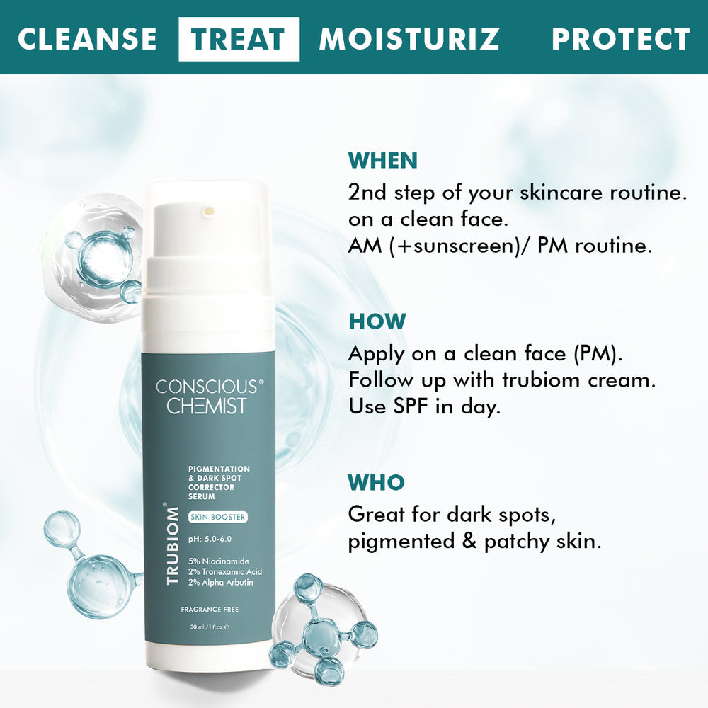 CONSCIOUS CHEMIST TRUBIOMPIGMENTATION AND DARK SPOTS TREATMENT SERUM