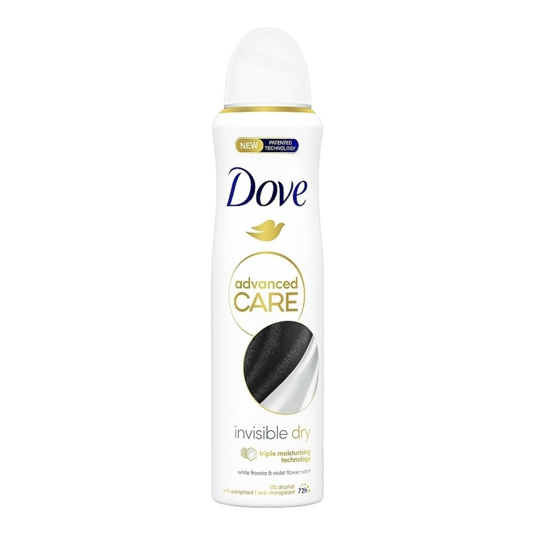 DOVE ADVANCED CARE DEODORANT SPRAY- INVISIBLE DRY ANTI-PERSPIRANT