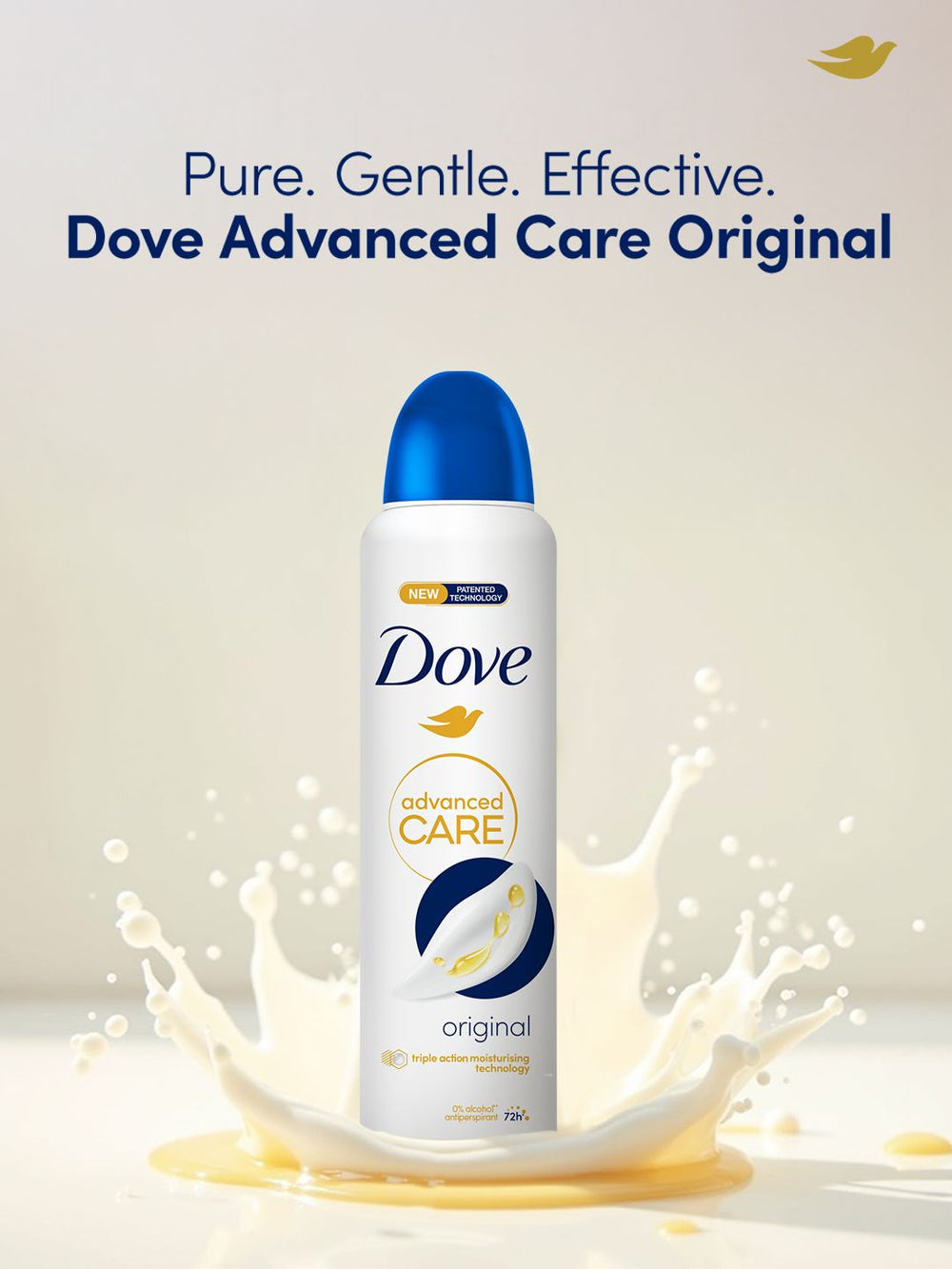 DOVE GO FRESH DEODORANT SPRAY- ORIGINAL ANTI-PERSPIRANT