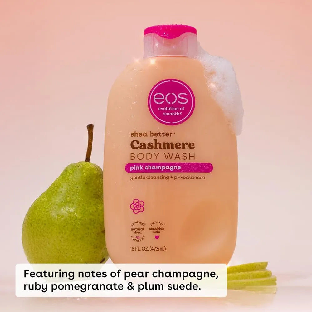 EVOLUTION OF SMOOTH (EOS) PINK CHAMPAGNE BODY WASH