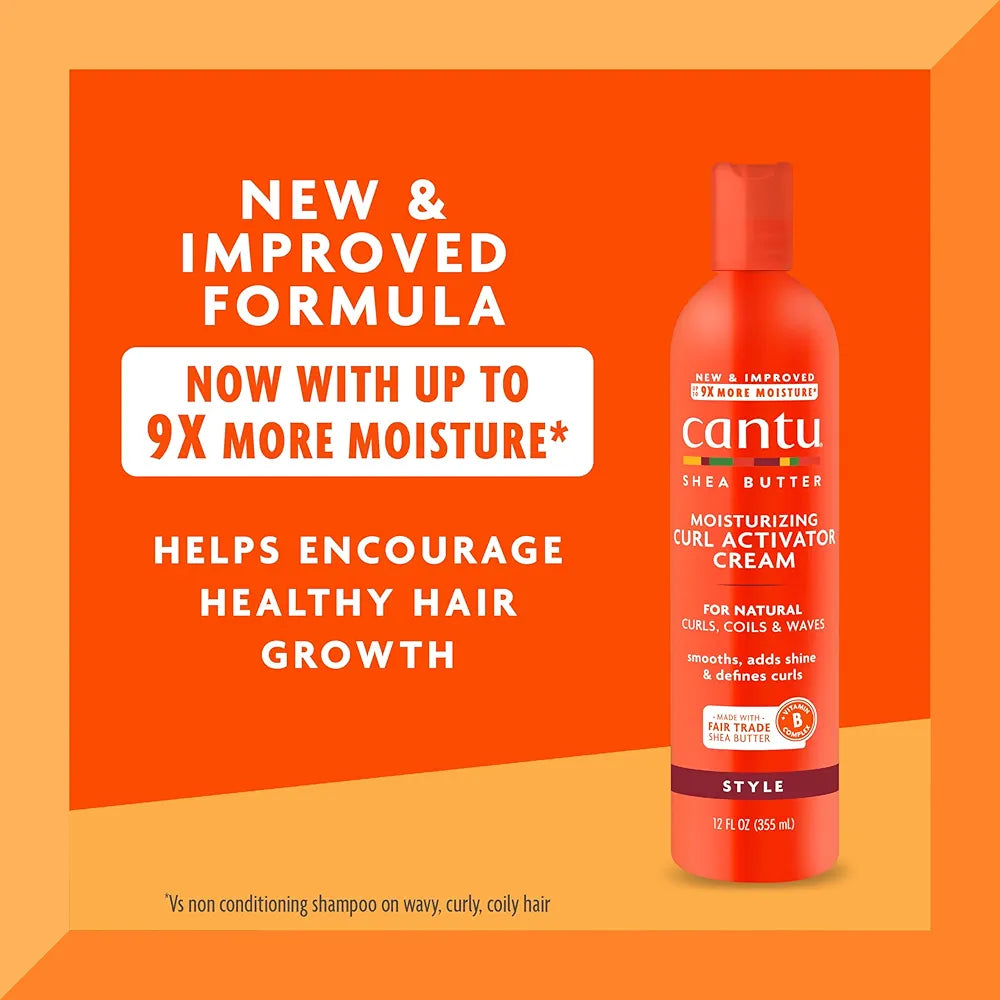 CANTU SHEA BUTTER MOISTURIZING CURL ACTIVATOR CREAM - 355ML