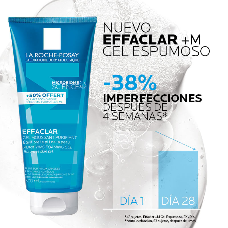 LA ROCHE POSAY EFFACLAR PURIFYING FOAMING GEL CLEANSER
