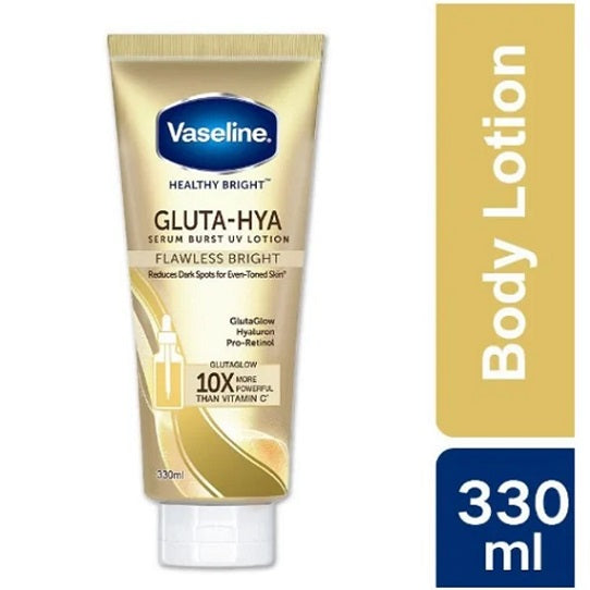 VASELINE GLUTA-HYA SERUM BRIGHT LOTION - FLAWLESS GLOW