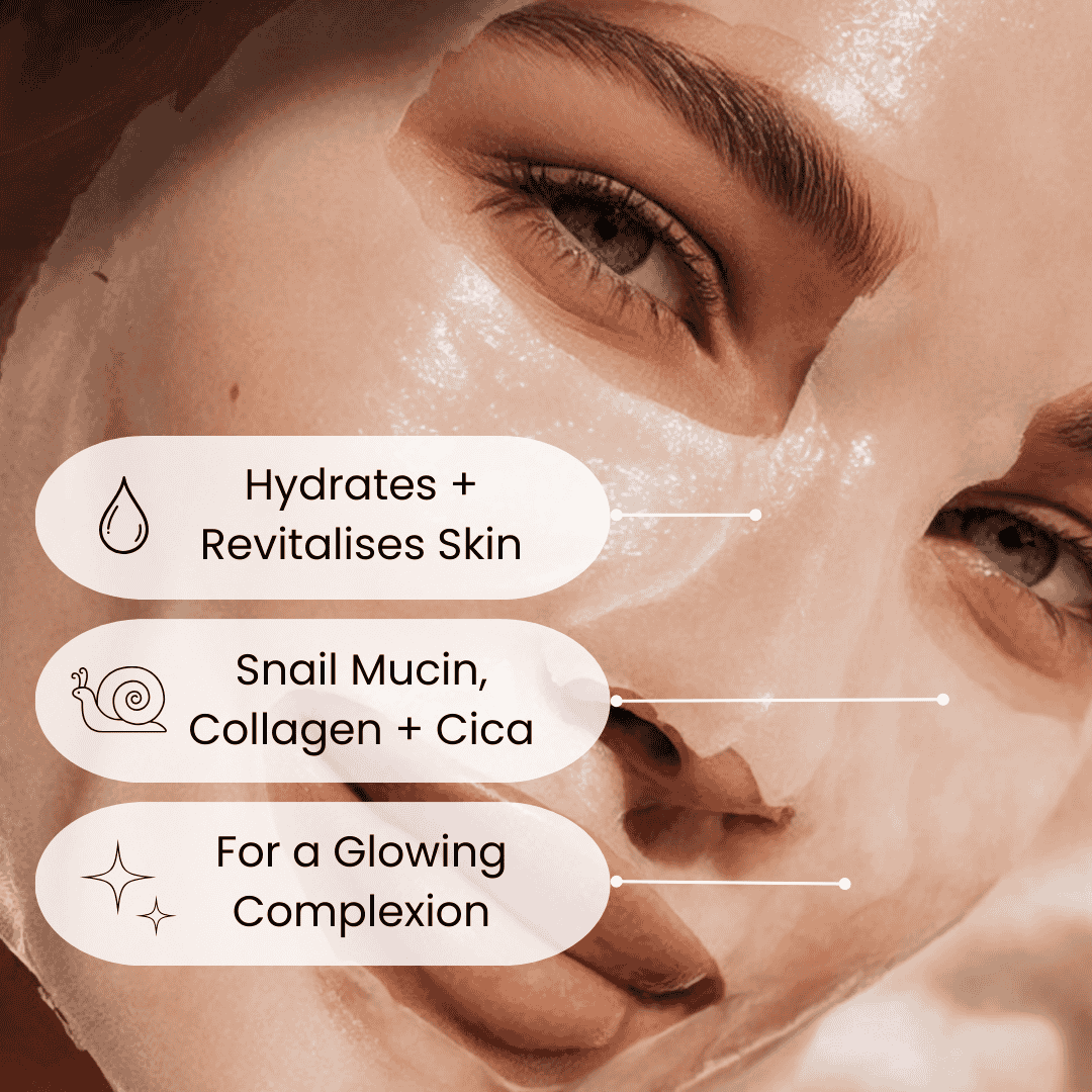 FACE FACTS SNAIL MUCIN MULTI-BENEFIT BIO-CELLULOSE MASK