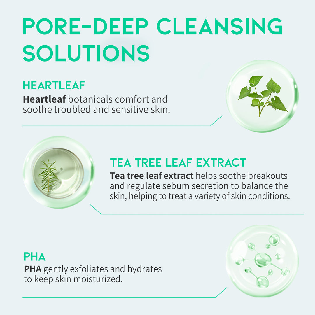 OOTD HEARTLEAF PORE ZERO CLEANSER