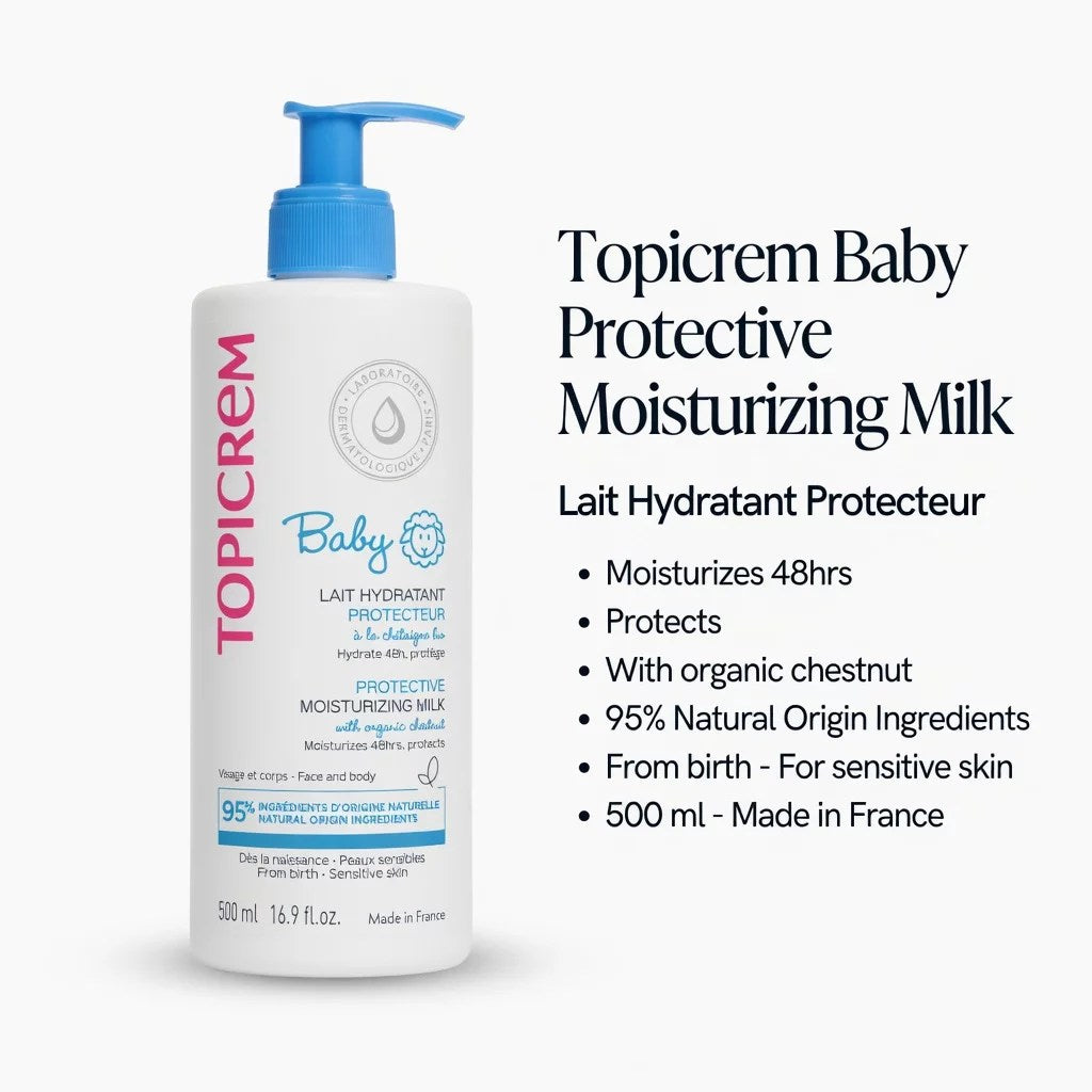 TOPICREM BABY PROTECTIVE MOISTURIZING BODY MILK - 500ML