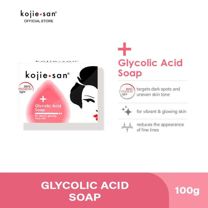 KOJIE SAN SOAP - GLYCOLIC ACID - 100g