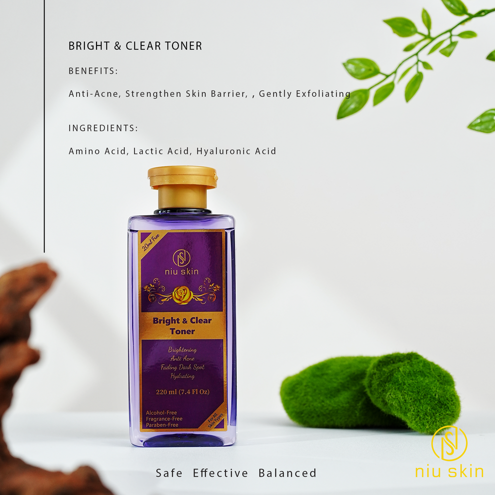 NIU SKIN BRIGHT AND CLEAR TONER - 220ML