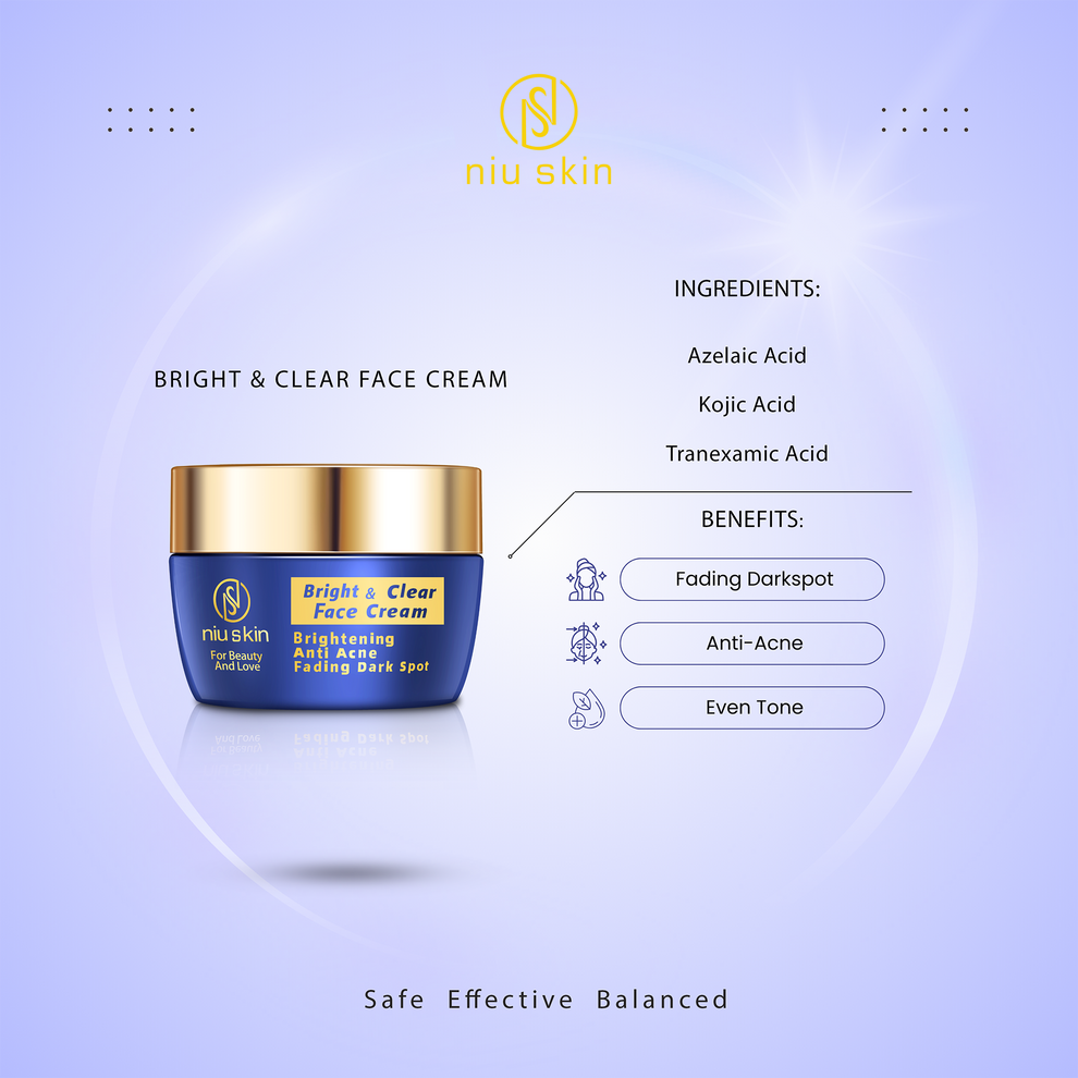 NIU SKIN BRIGHT & CLEAR FACE CREAM
