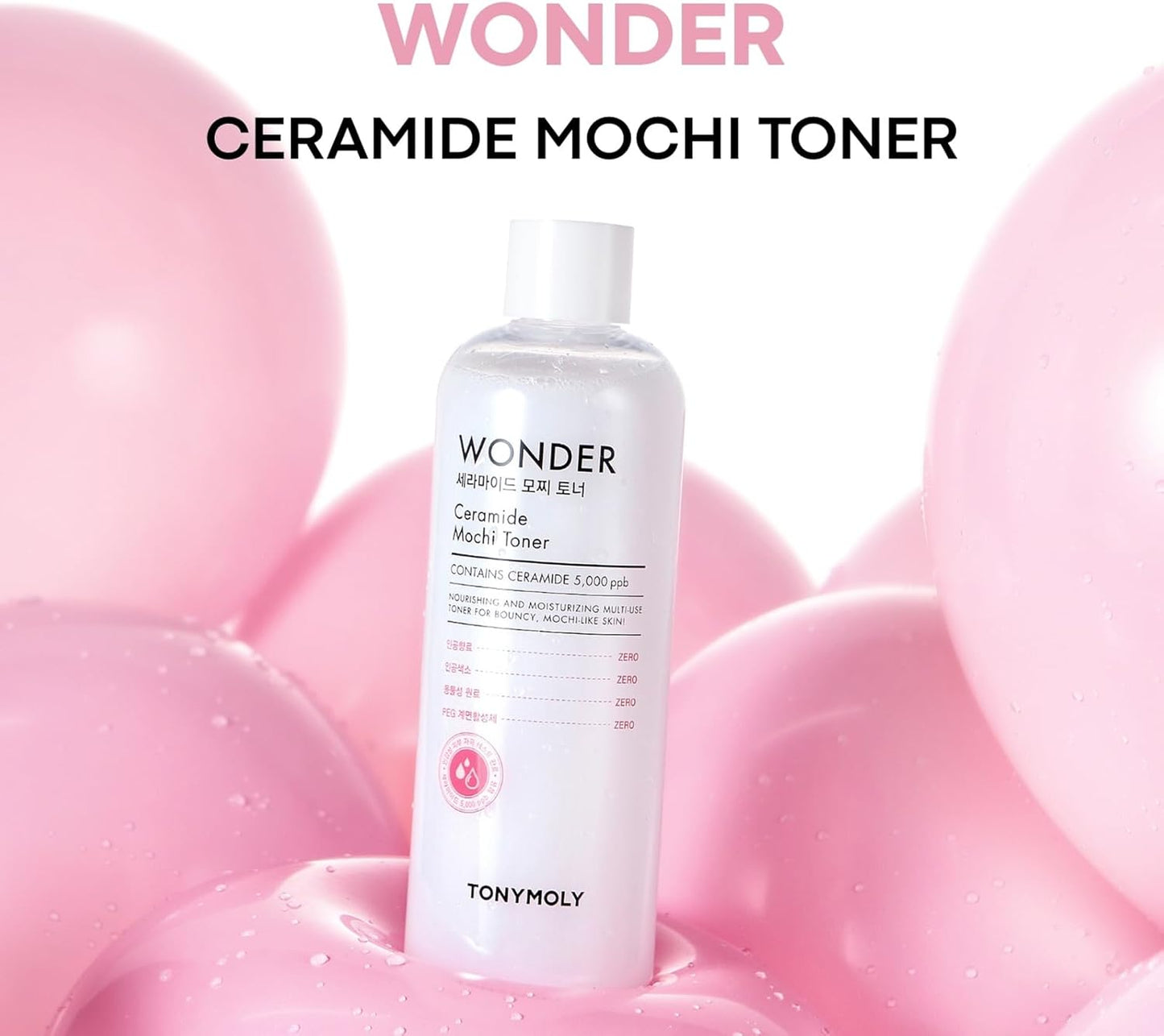 TONYMOLY WONDER CERAMIDE MOCHI TONER 500ML