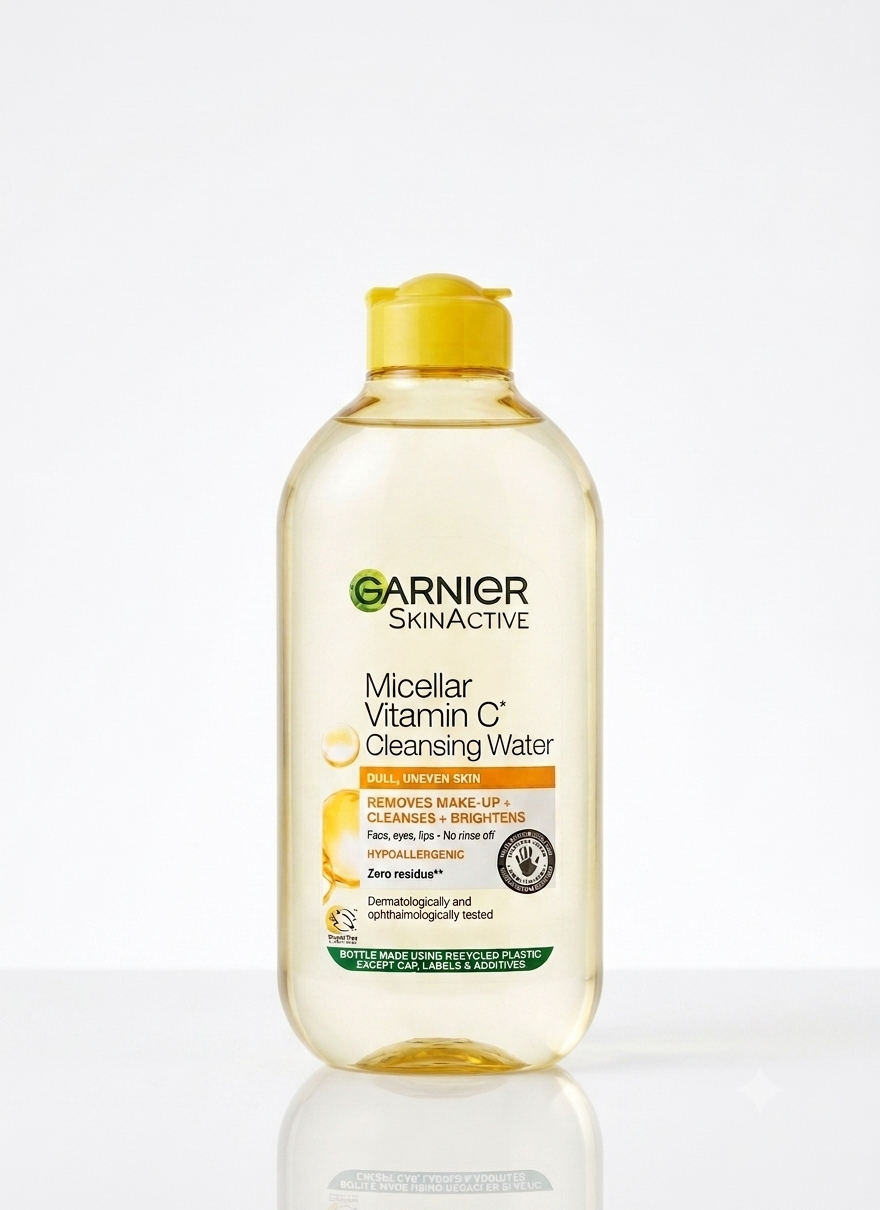 GARNIER MICELLAR VITAMIN C CLEANSING WATER- DULL, UNEVEN SKIN- 700ML