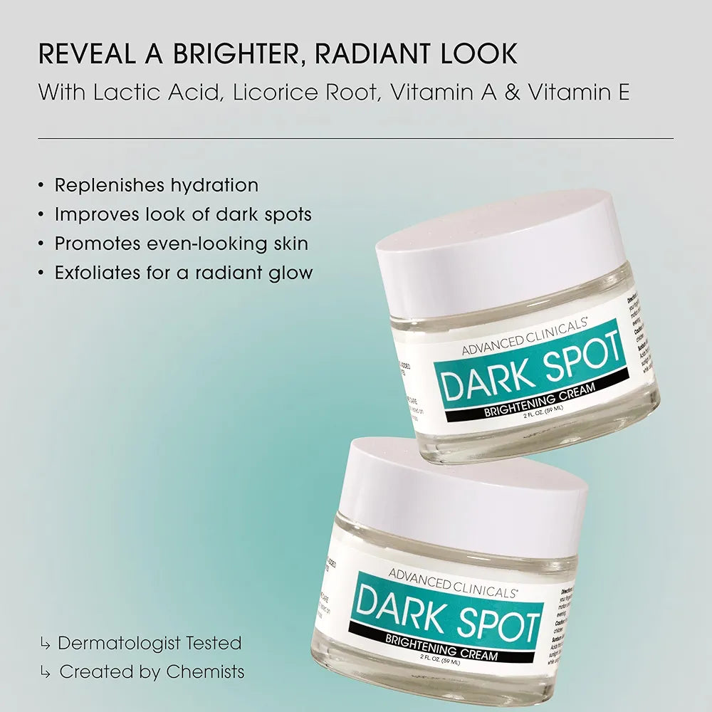 ADVANCED CLINICALS DARK SPOT BRIGHTENING FACE CREAM