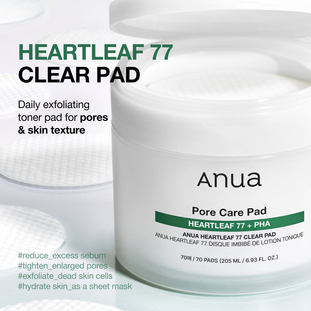 ANUA HEARTLEAF 77 CLEAR PAD - (70 pads)
