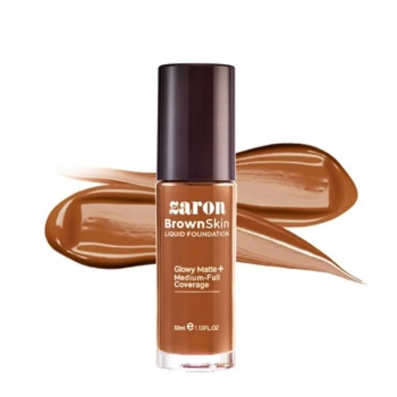 ZARON BROWN SKIN LIQUID FOUNDATION - CHOC