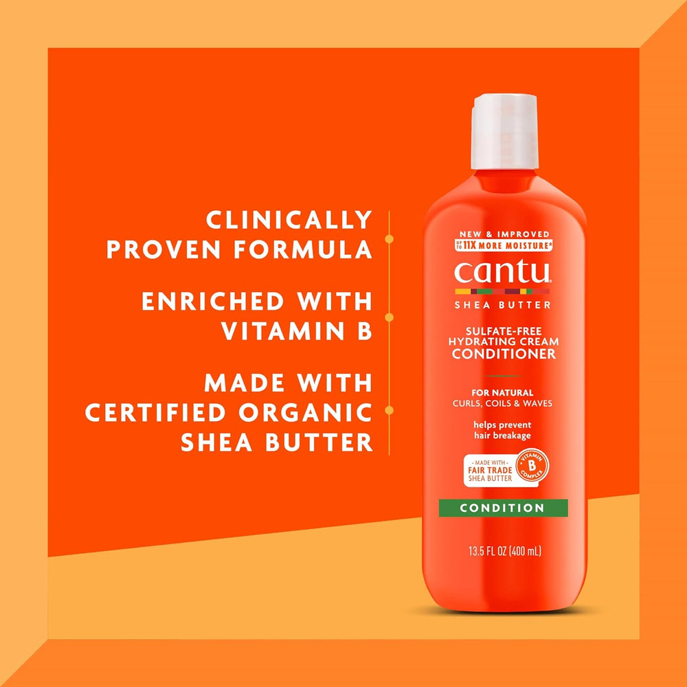 CANTU NATURAL HYDRATING CREAM CONDITIONER 400ML