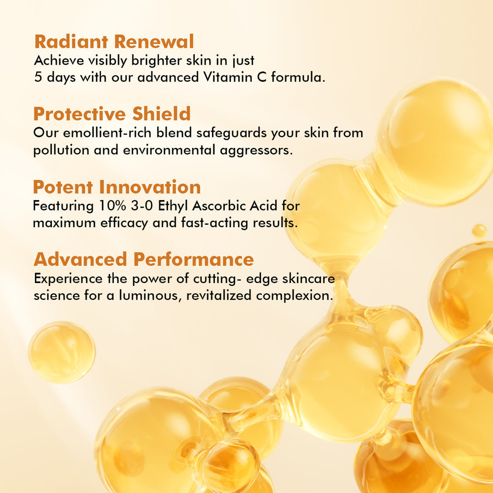 CONSCIOUS CHEMIST VIVID C 10% VITAMIN C SKIN BRIGHTENING SERUM - 30 ML