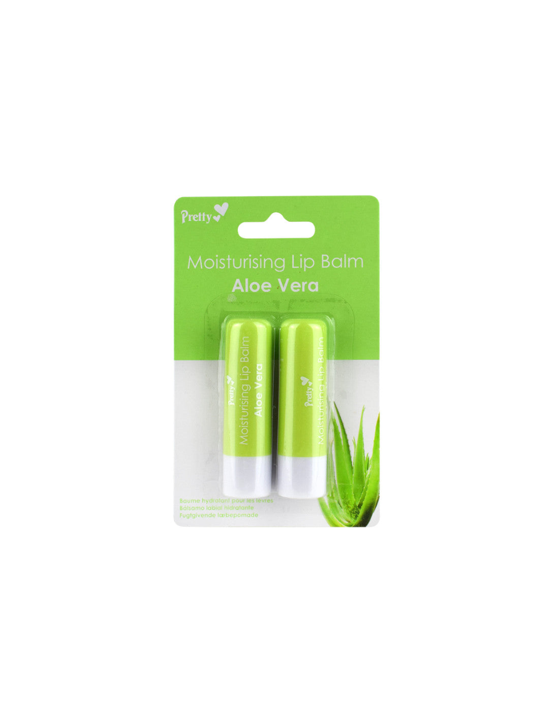 FACE FACTS PRETTY MOISTURISING LIP BALM (2 in pack)