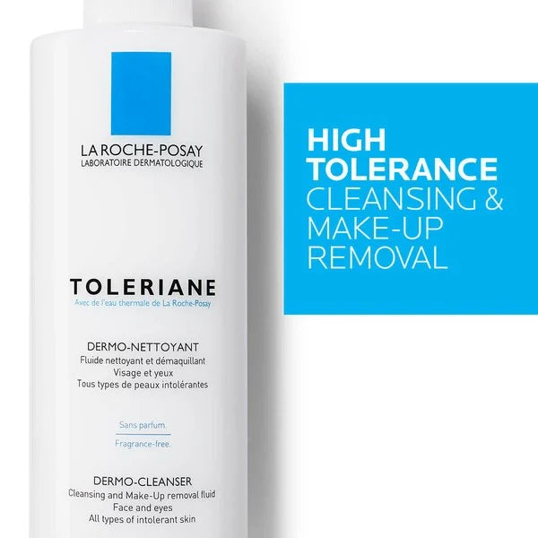 LA ROCHE POSAY TOLERIANE DERMO-CLEANSER MAKE-UP REMOVER AND FACIAL CLEANSER - 400ML
