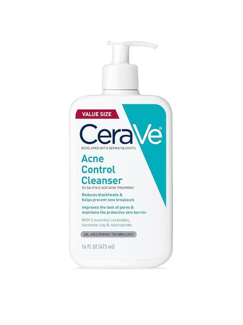 CERAVE SALICYLIC ACID ACNE CONTROL CLEANSER