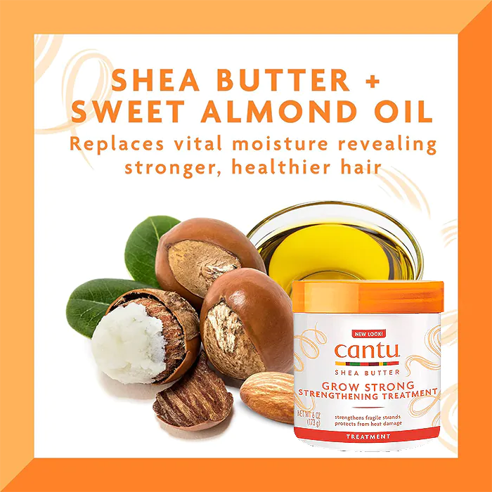 CANTU GROW STRONG HAIR STRENGTHENING TREATMENT WITH SHEA BUTTER - 173g