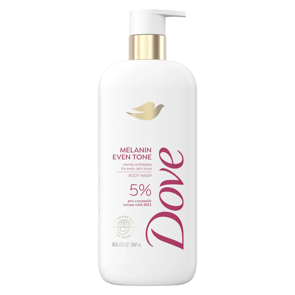 DOVE MELANIN EVEN TONE BODY WASH - 547ML