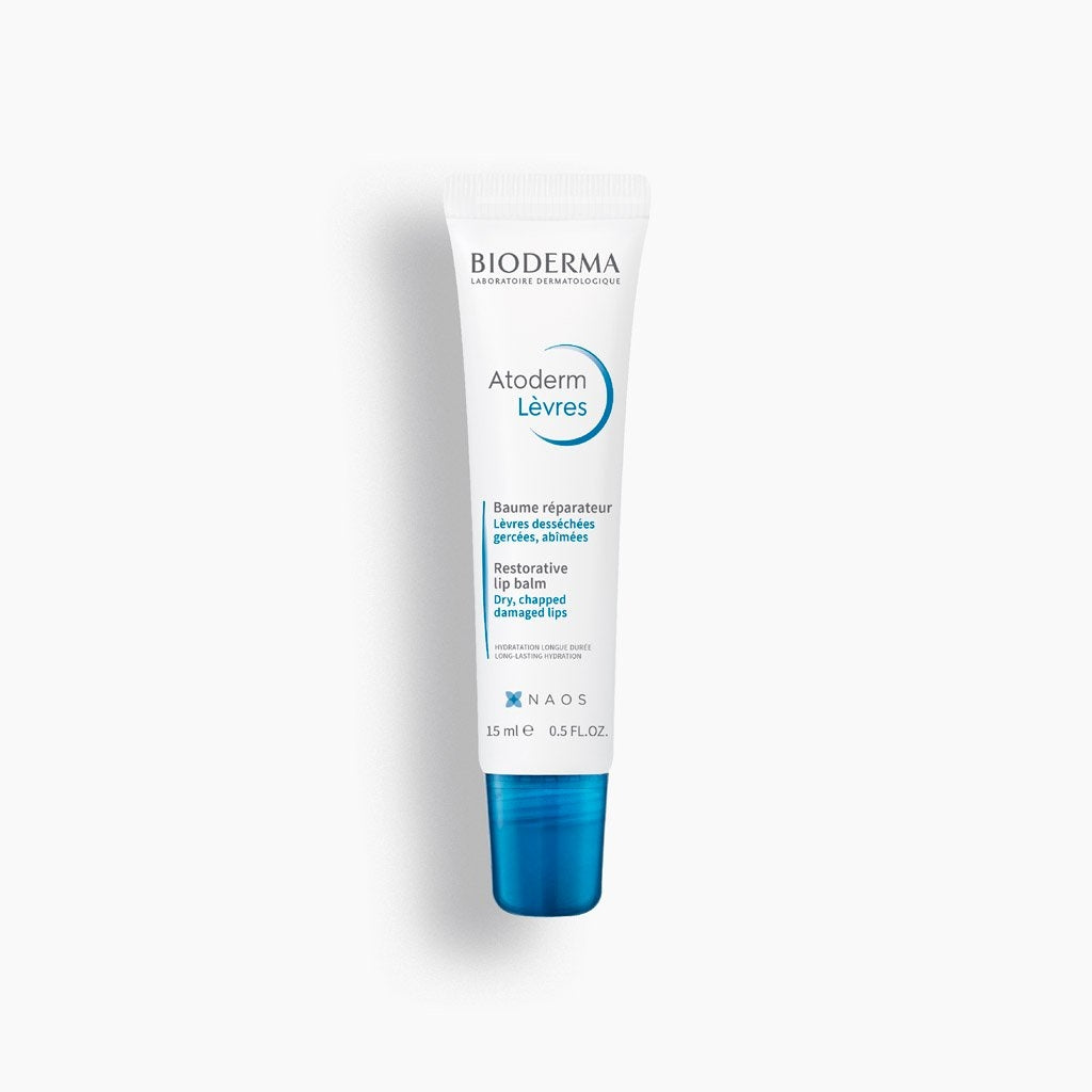BIODERMA ATODERM LÈVRES RESTORATIVE LIP BALM (DRY, CHAPPED, DAMAGED LIPS) - 15ML