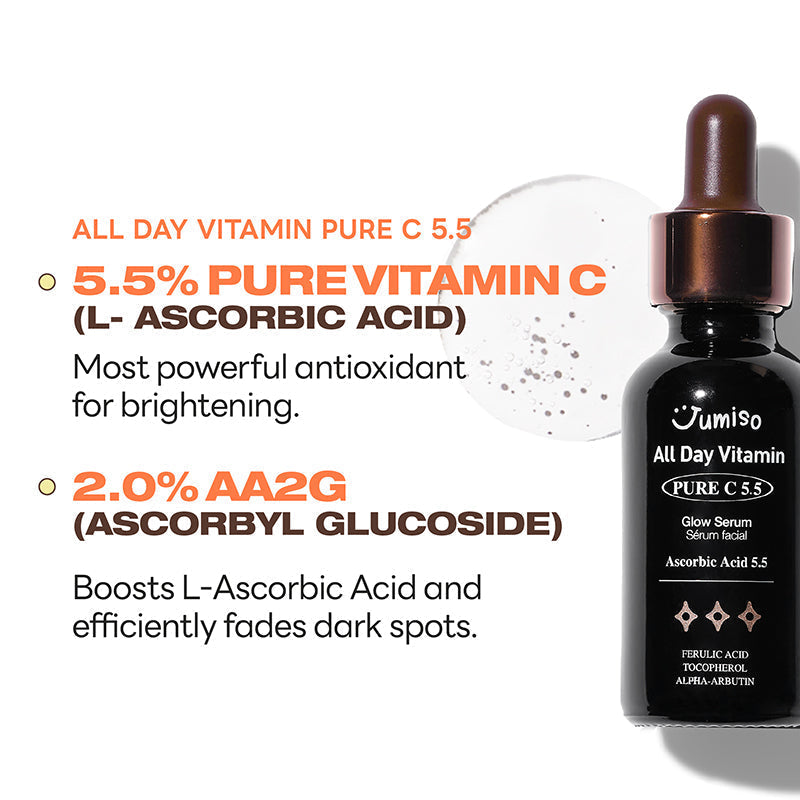 JUMISO ALL DAY VITAMIN PURE C 5.5 DARK SPOT CORRECTOR GLOW SERUM