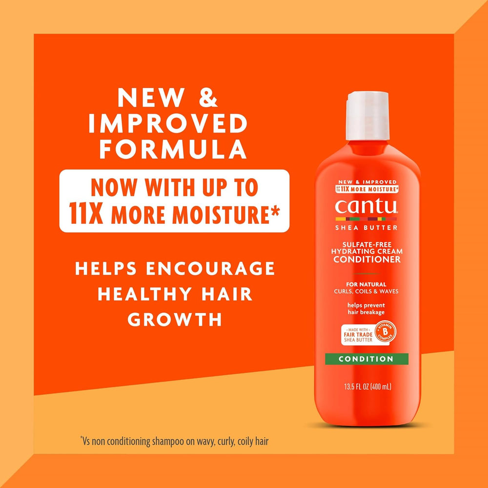 CANTU NATURAL HYDRATING CREAM CONDITIONER 400ML