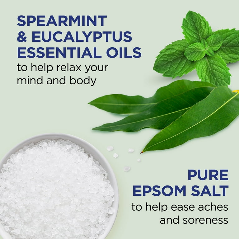 DR TEAL'S RELAX AND RELIEF EUCALYPTUS FOAMING AND SPEARMINT BATH - 1000ML