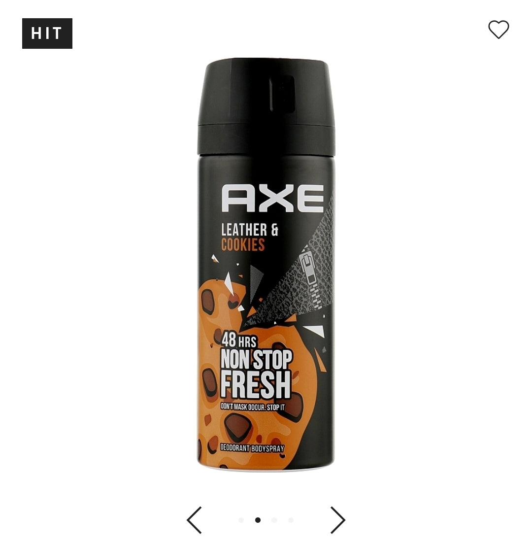 AXE LEATHER & COOKIES 48 HRS NON STOP FRESH DEODORANT BODY SPRAY - 150ML