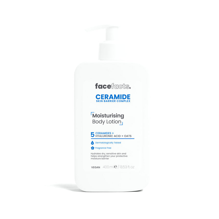 FACE FACTS CERAMIDE MOISTURISING BODY LOTION 400ML