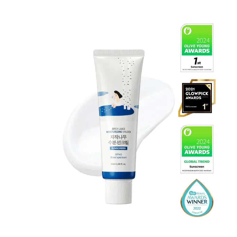 ROUNDLAB BIRCH MOISTURIZING SUNSCREEN UVLOCK SPF 45+ BROAD SPECTRUM