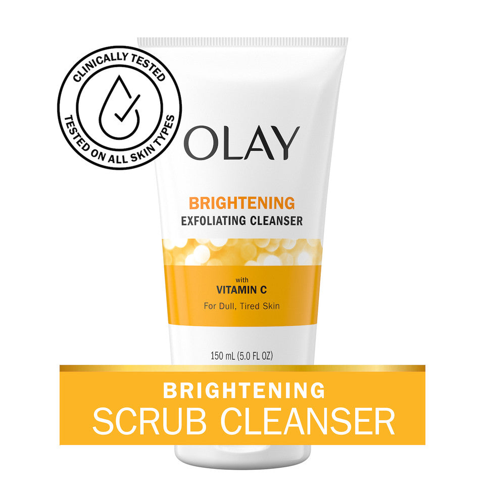 OLAY BRIGHTENING EXFOLIATING CLEANSER WITH VITAMIN C