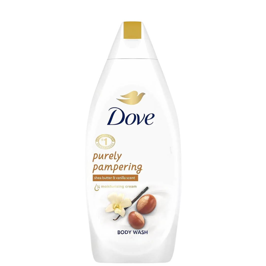 DOVE PURELY PAMPERING SHEA BUTTER AND WARM VANILLA BODY WASH 750ML