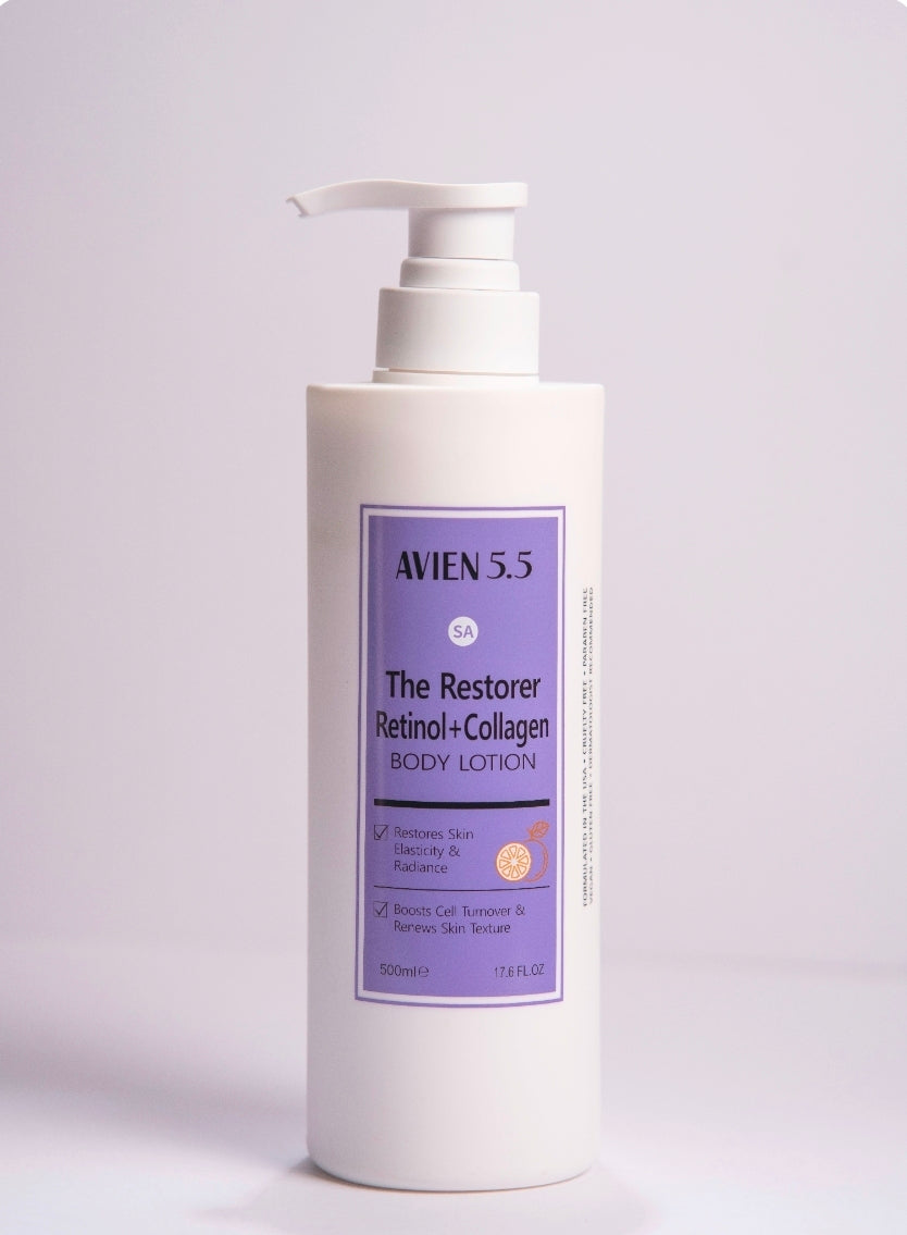 AVIEN 5.5 RESTORER RETINOL+COLLAGEN BODY LOTION - 500ML
