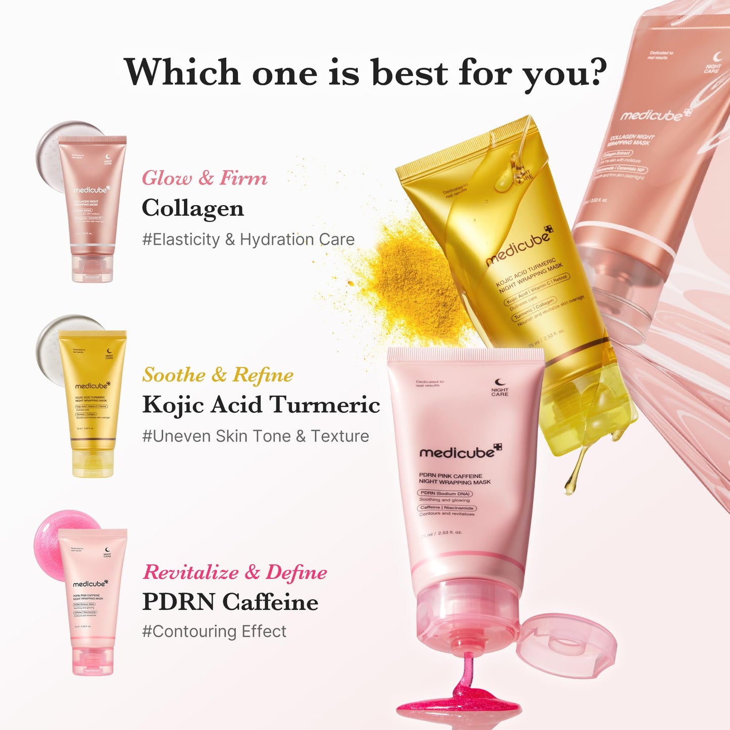 MEDICUBE COLLAGEN NIGHT WRAPPING MASK - 75ML